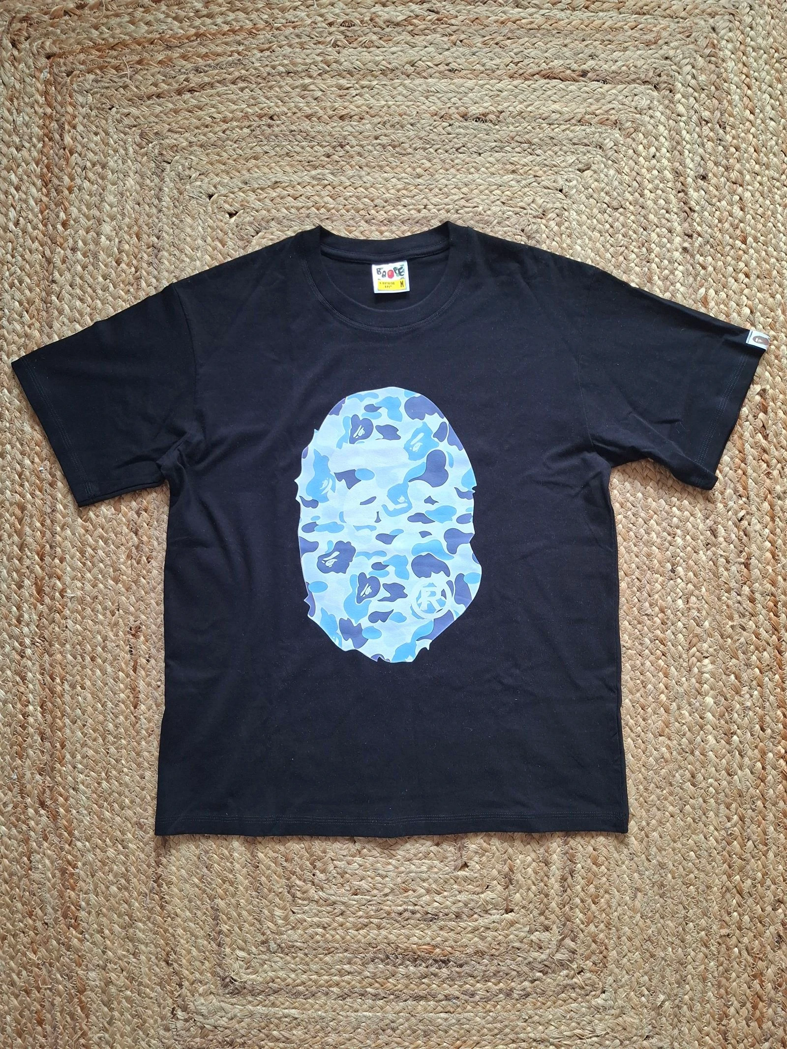 A Bathing Ape (BAPE) camiseta de manga corta talla M negra